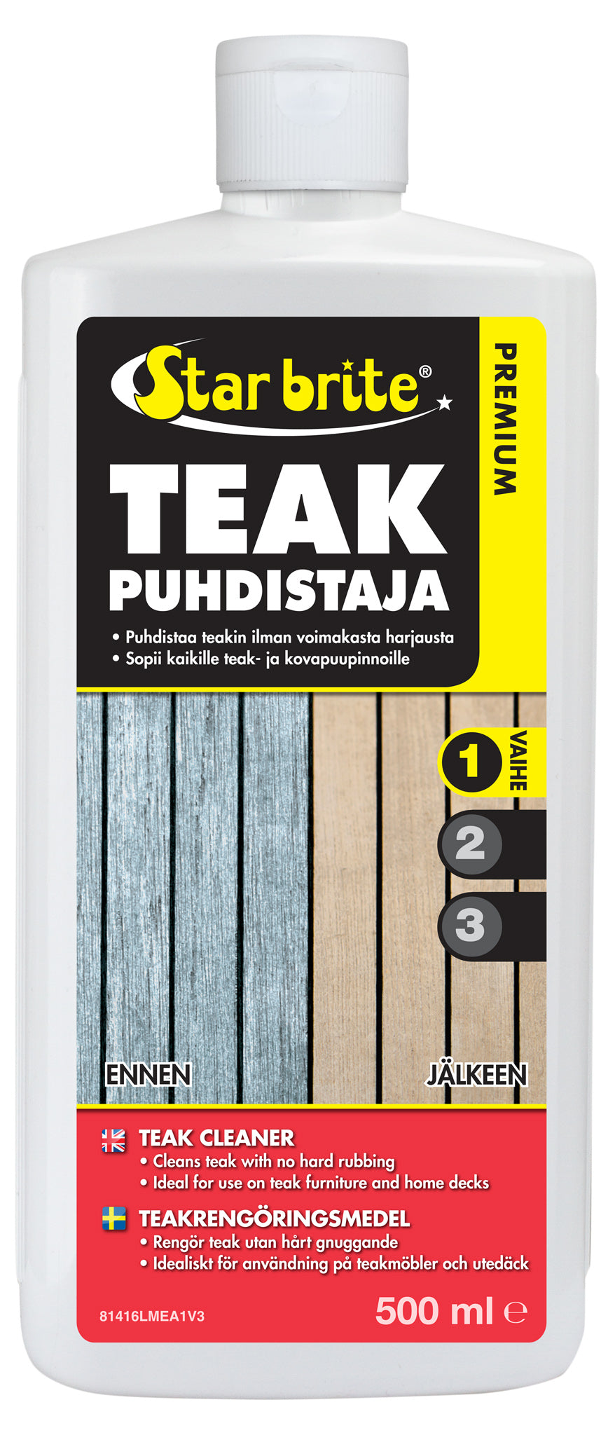 Star brite Teakin puhdistus/harmauden poistaja 500ml