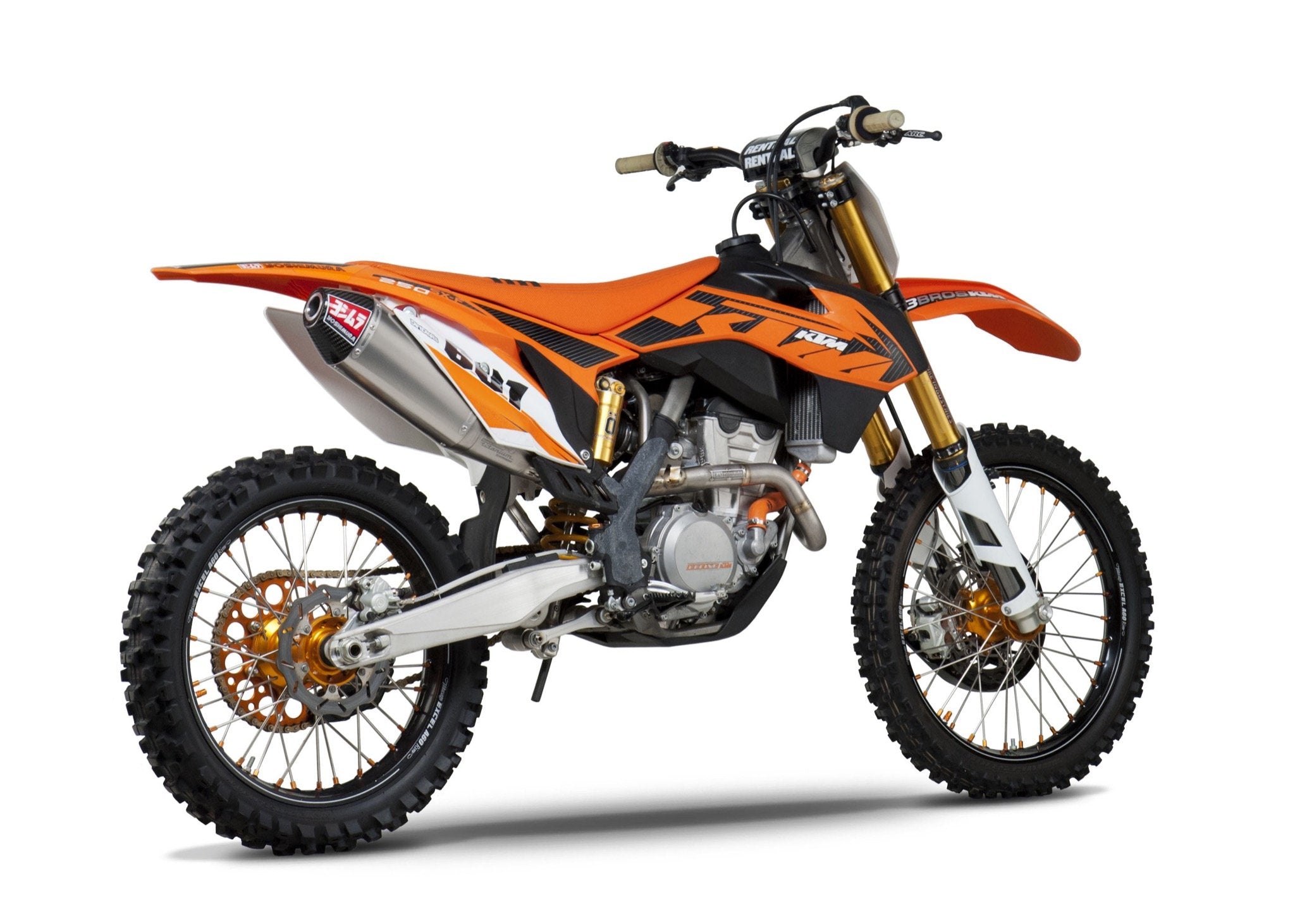 Yoshimura Ktm 250 Sx-F 2013-15 Signature Rs-4 Fs Ti-Ti-Cf