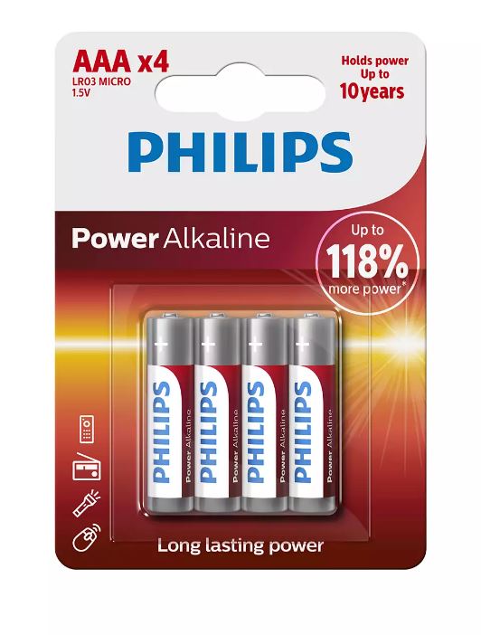 Philips Paristo LR03 / AAA Power Alkaline B4 (4pcs)