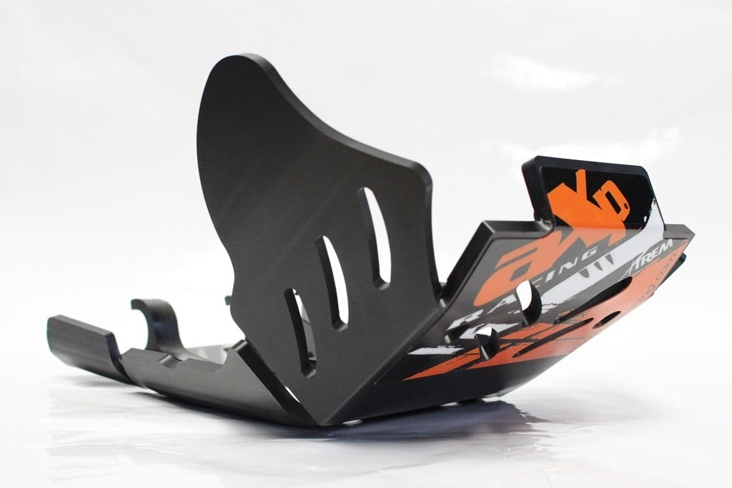 AXP Xtrem HDPE Skid Plate Black KTM EXCF250-EXCF350 17-