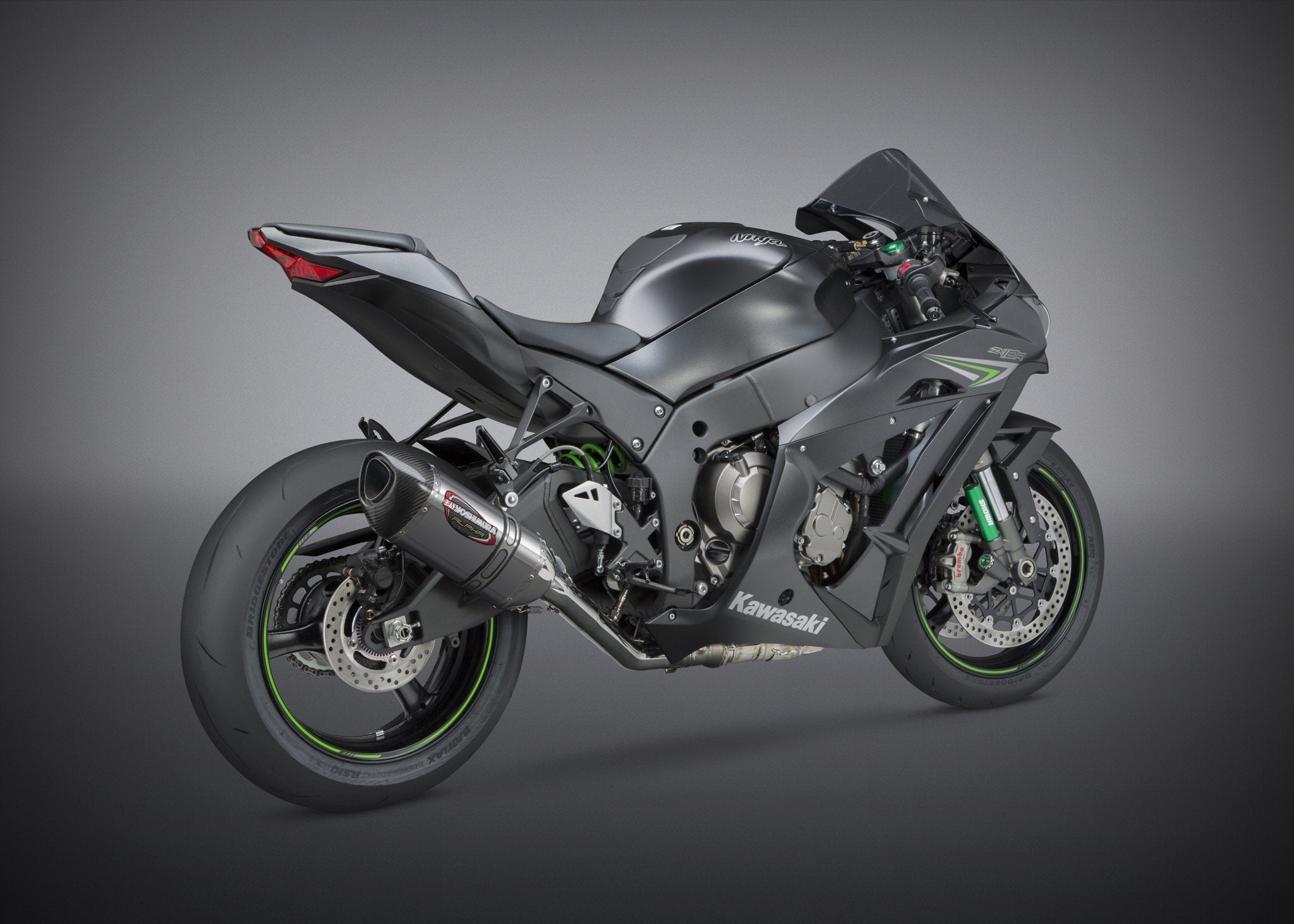 Yoshimura Kawasaki Zx-10R/Rr 2016-19 Race Alpha 3Qtr Ss-Ss-Cf