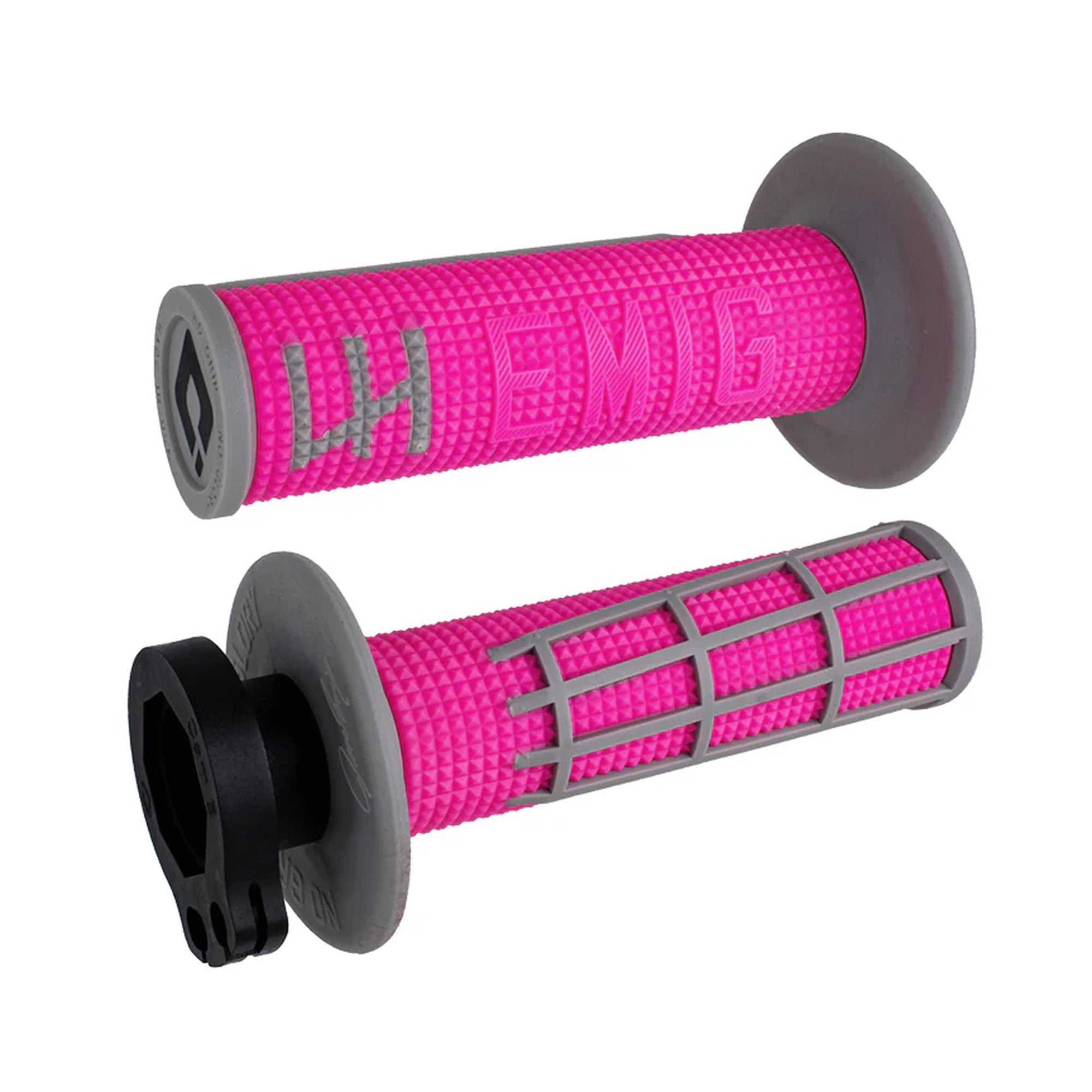 ODI EMIG 2.0 - V2 LOCK-ON Grip PINK/Gey