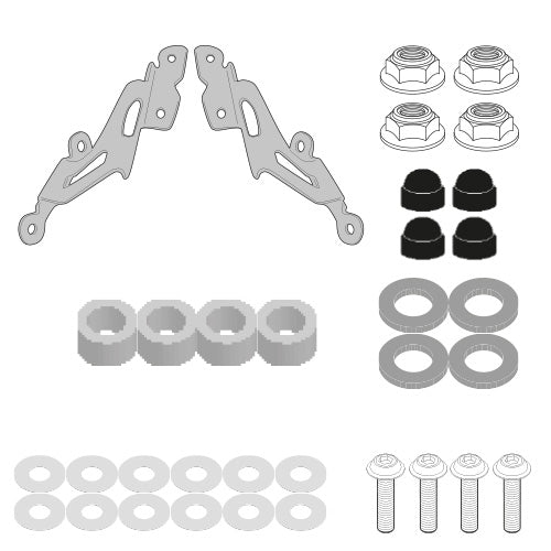 Givi Specific fitting kit for 2166A YAMAHA MT 125 (20-22)