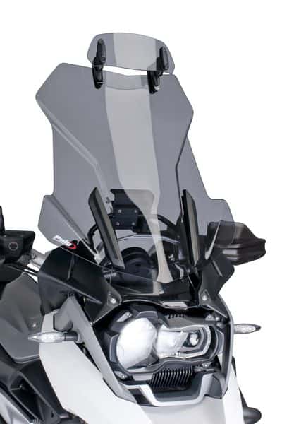 Puig Visor Multiadjustable Clip-On 230X90Mm. C/Smoke