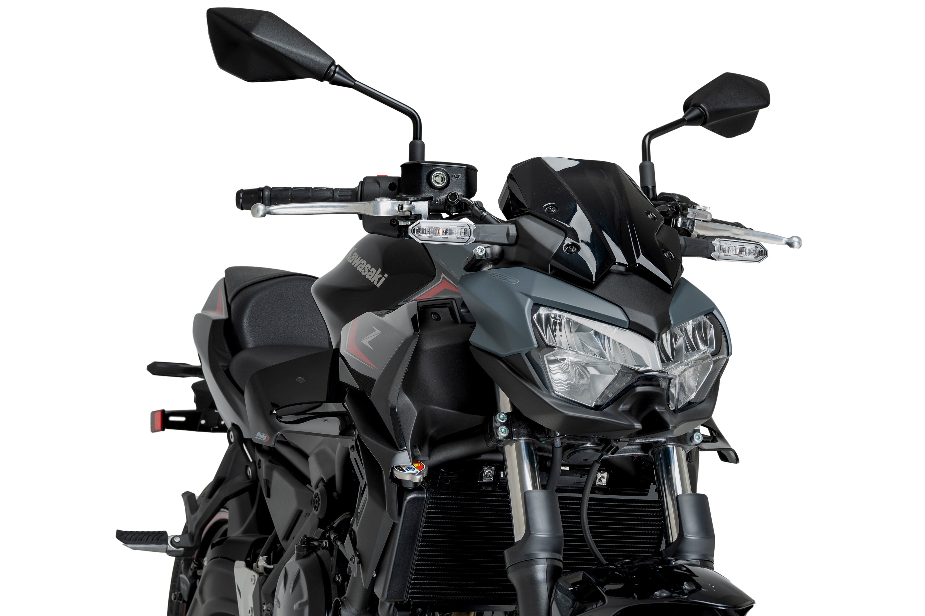Puig D12 Spoilers Kawasaki Z650 20'-25' C/Black
