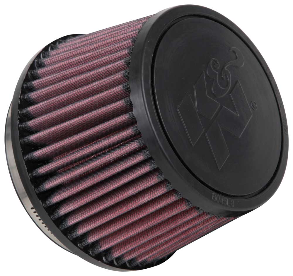 K&N Universal Clamp-On Air Filter 4"Flg, 5-3/8"B, 4-1/2"T, 3-1/2"H