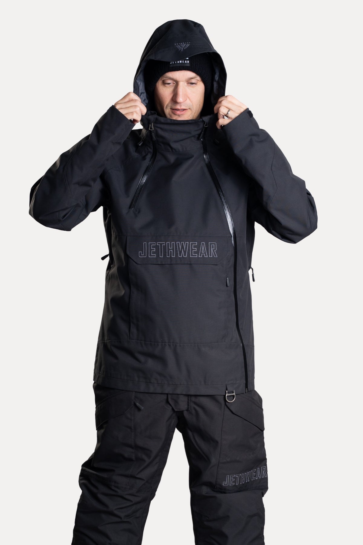 Jethwear Flight Anorak Kelkkatakki Black/Iron