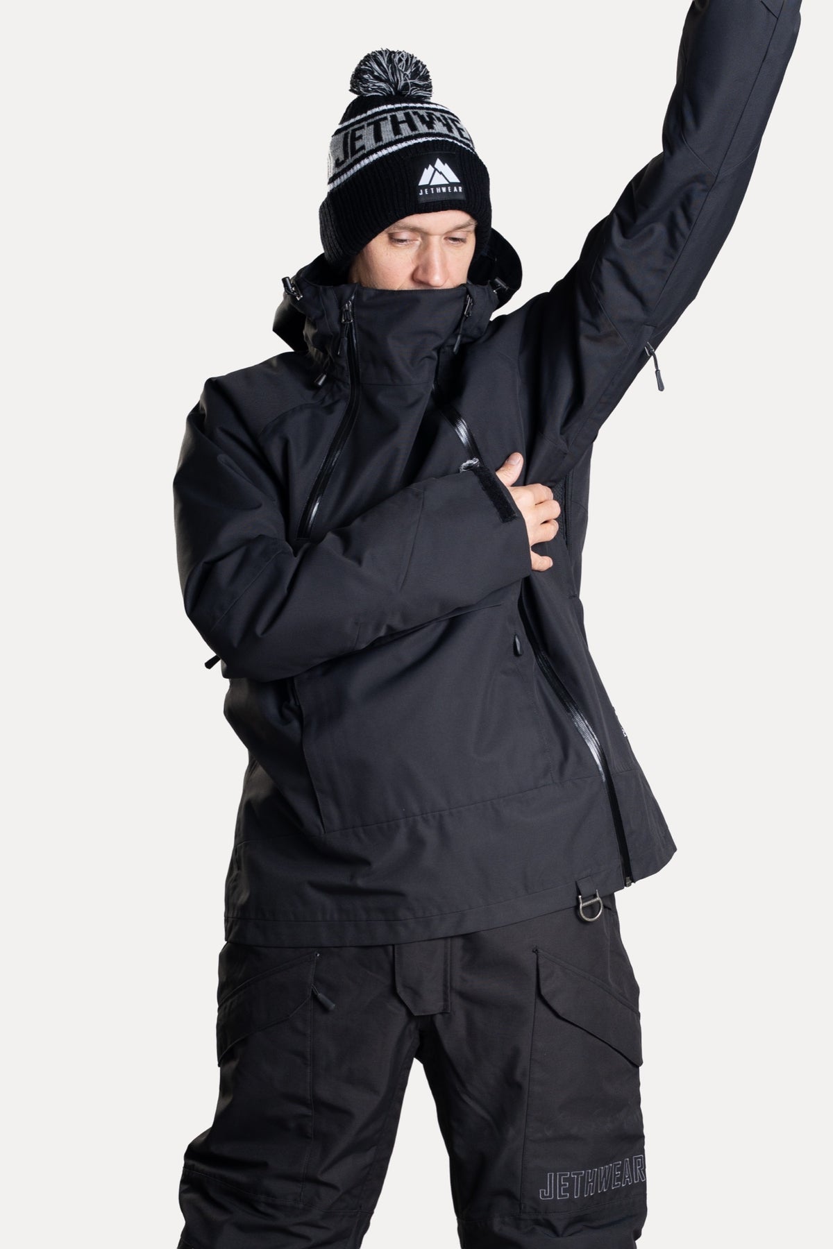 Jethwear Flight Anorak Kelkkatakki Black/Iron