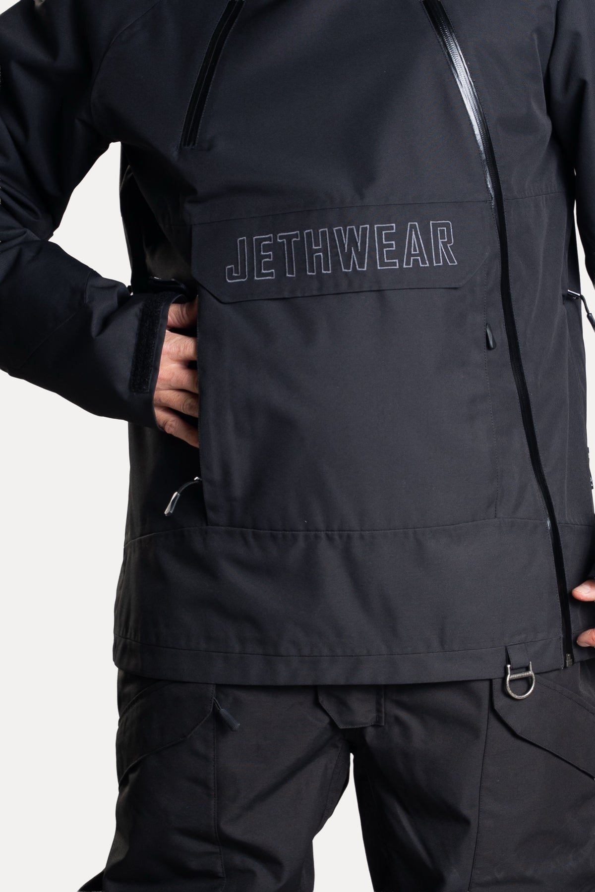 Jethwear Flight Anorak Kelkkatakki Black/Iron