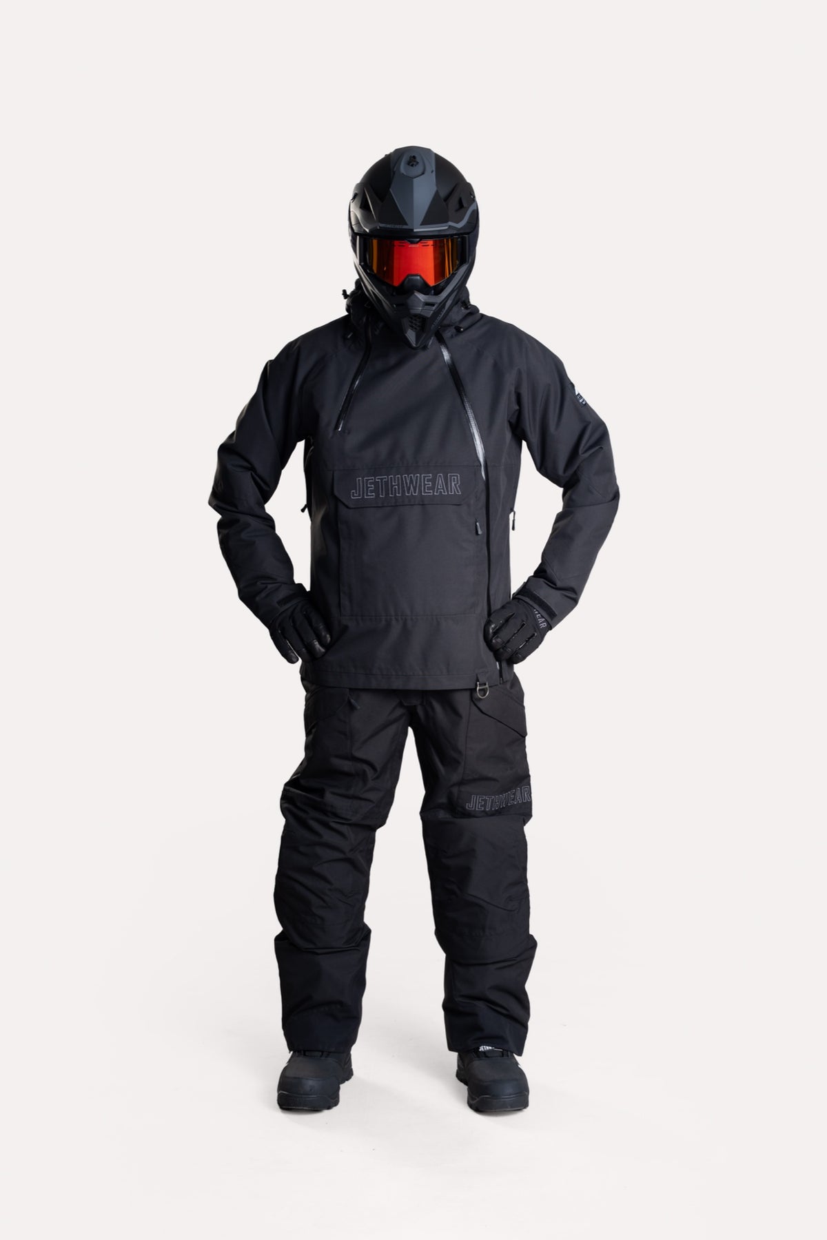 Jethwear Flight Anorak Kelkkatakki Black/Iron
