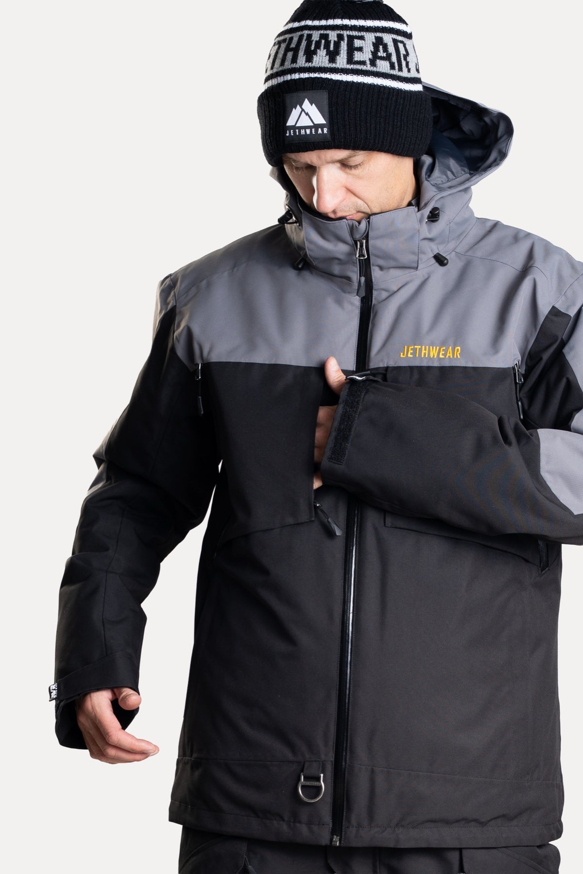 Jethwear Venture S.A.F.E Kelkkatakki Black/Grey/Yellow