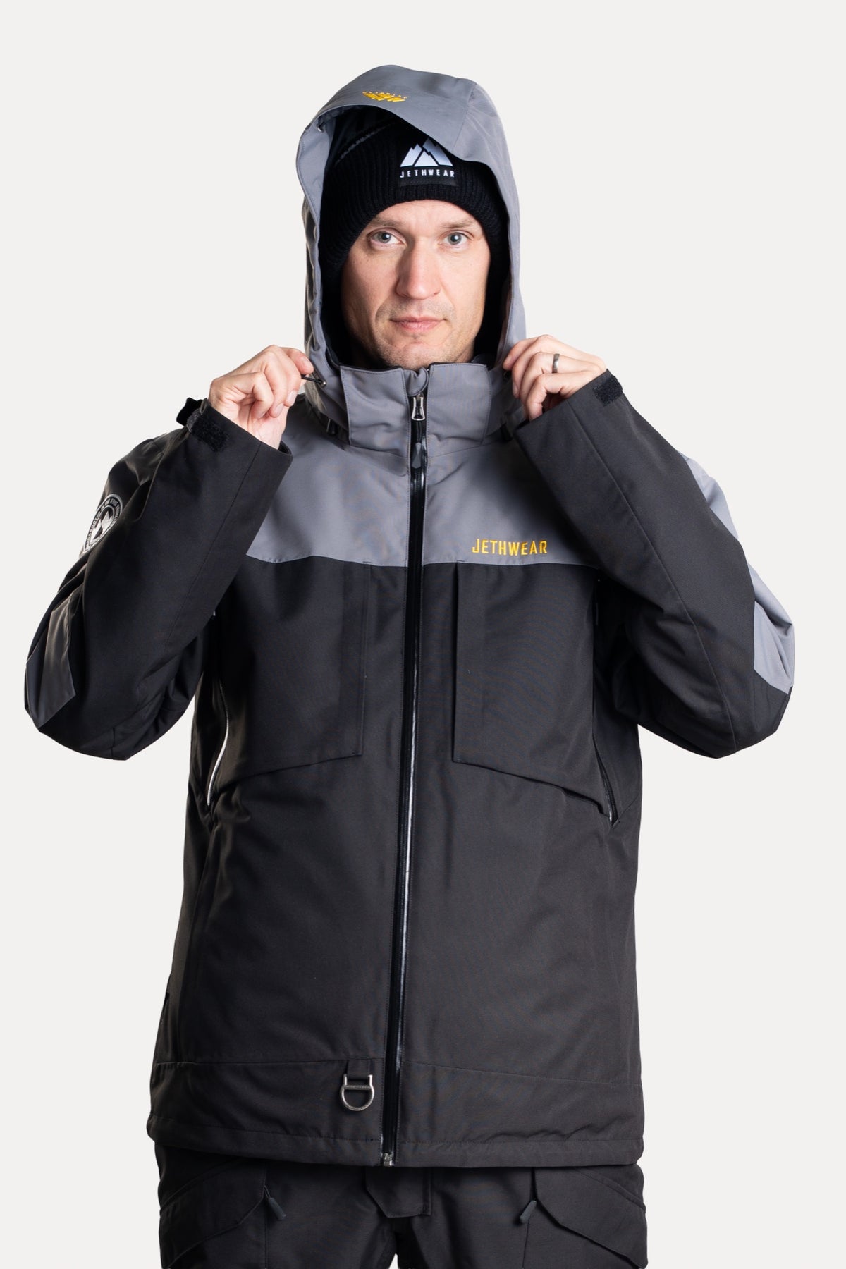 Jethwear Venture S.A.F.E Kelkkatakki Black/Grey/Yellow