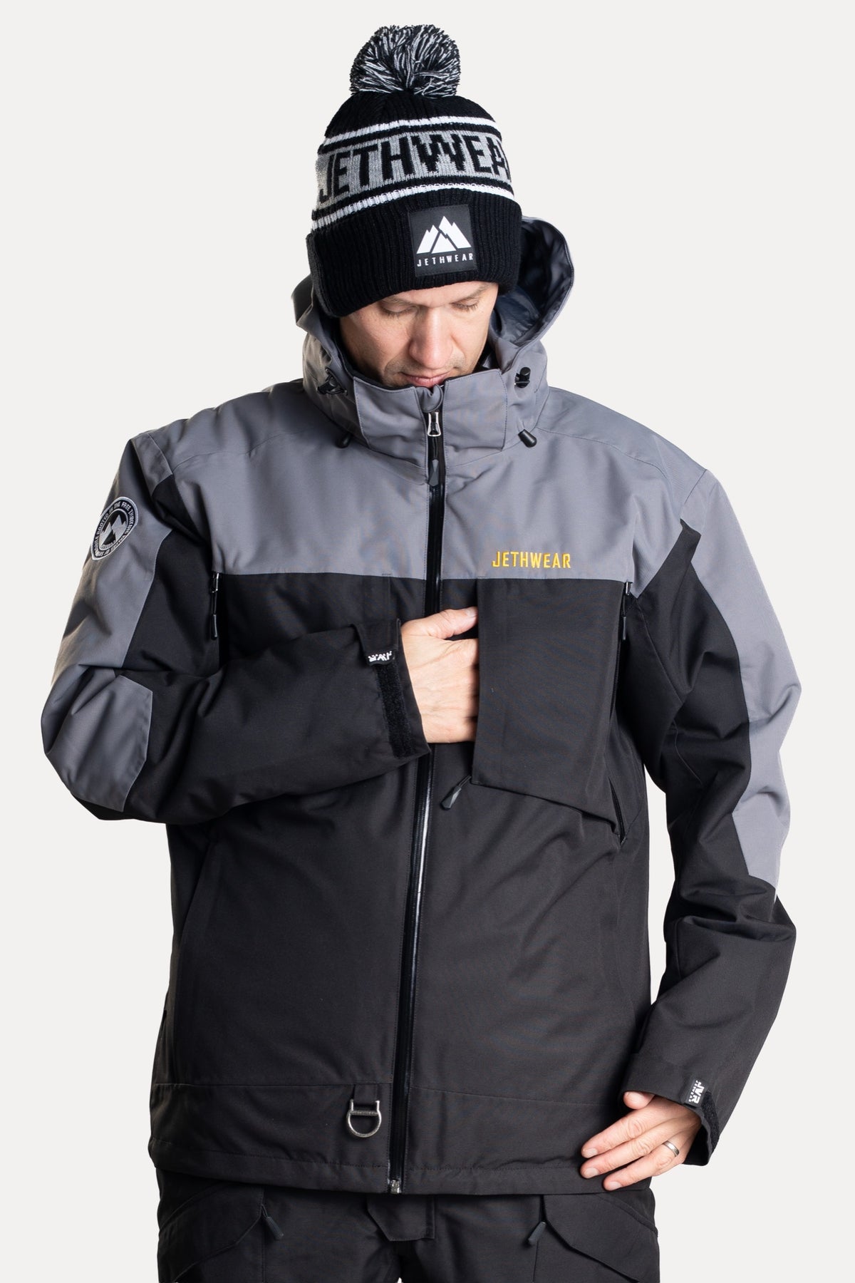 Jethwear Venture S.A.F.E Kelkkatakki Black/Grey/Yellow