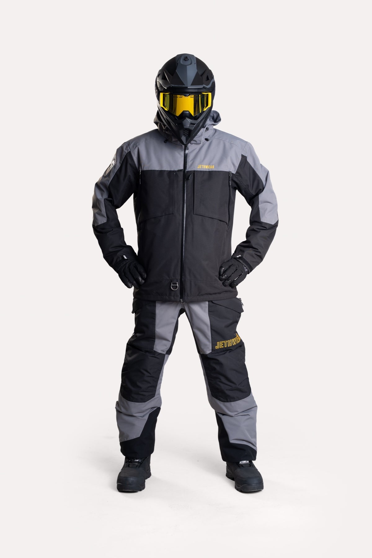Jethwear Venture S.A.F.E Kelkkatakki Black/Grey/Yellow