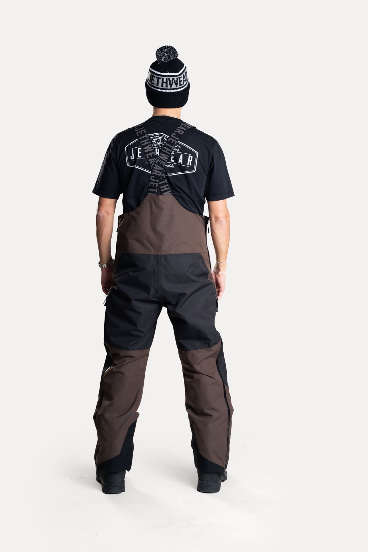 Jethwear Treeline Bib Kelkkahousut Earth/Black