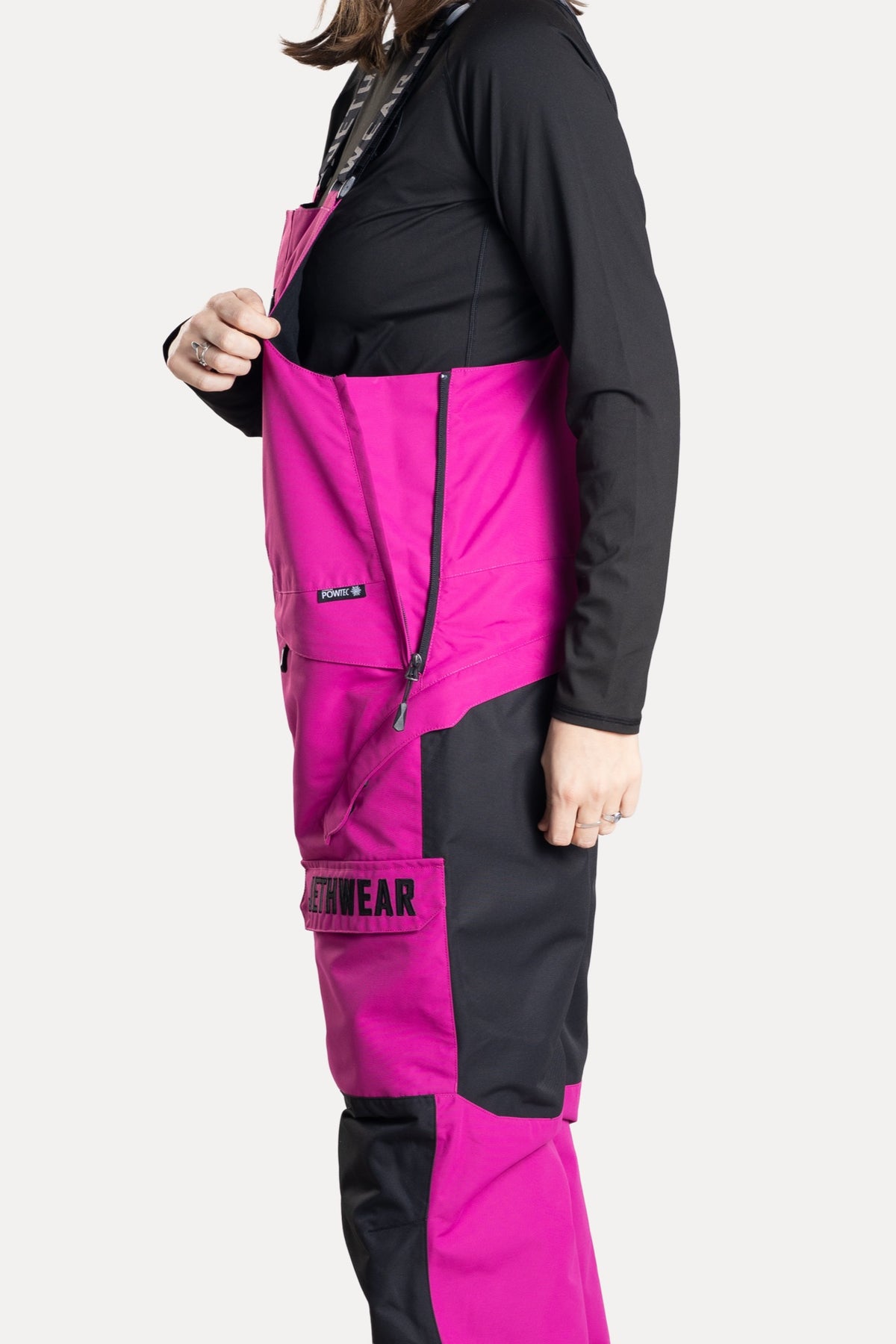 Jethwear Naisten Treeline Bib Kelkkahousut Flower/Black