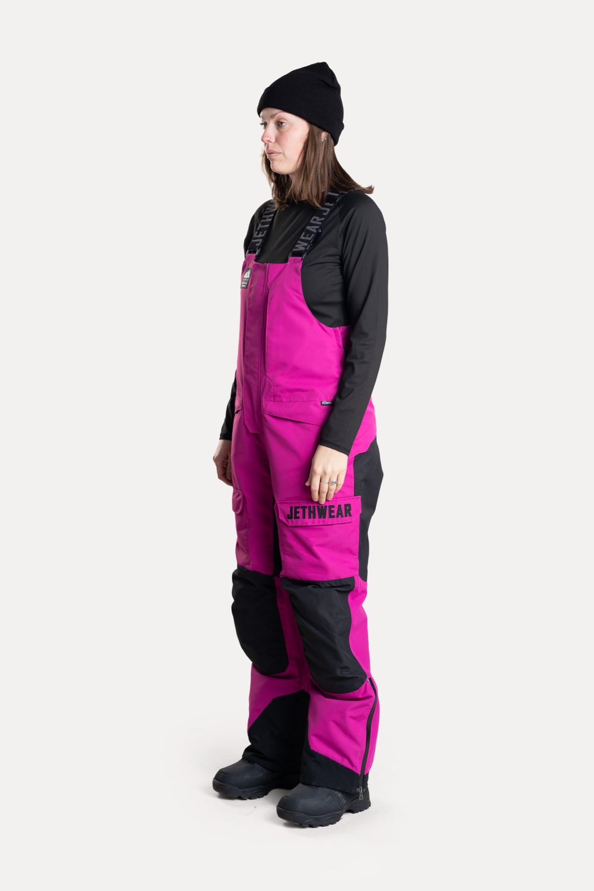 Jethwear Naisten Treeline Bib Kelkkahousut Flower/Black