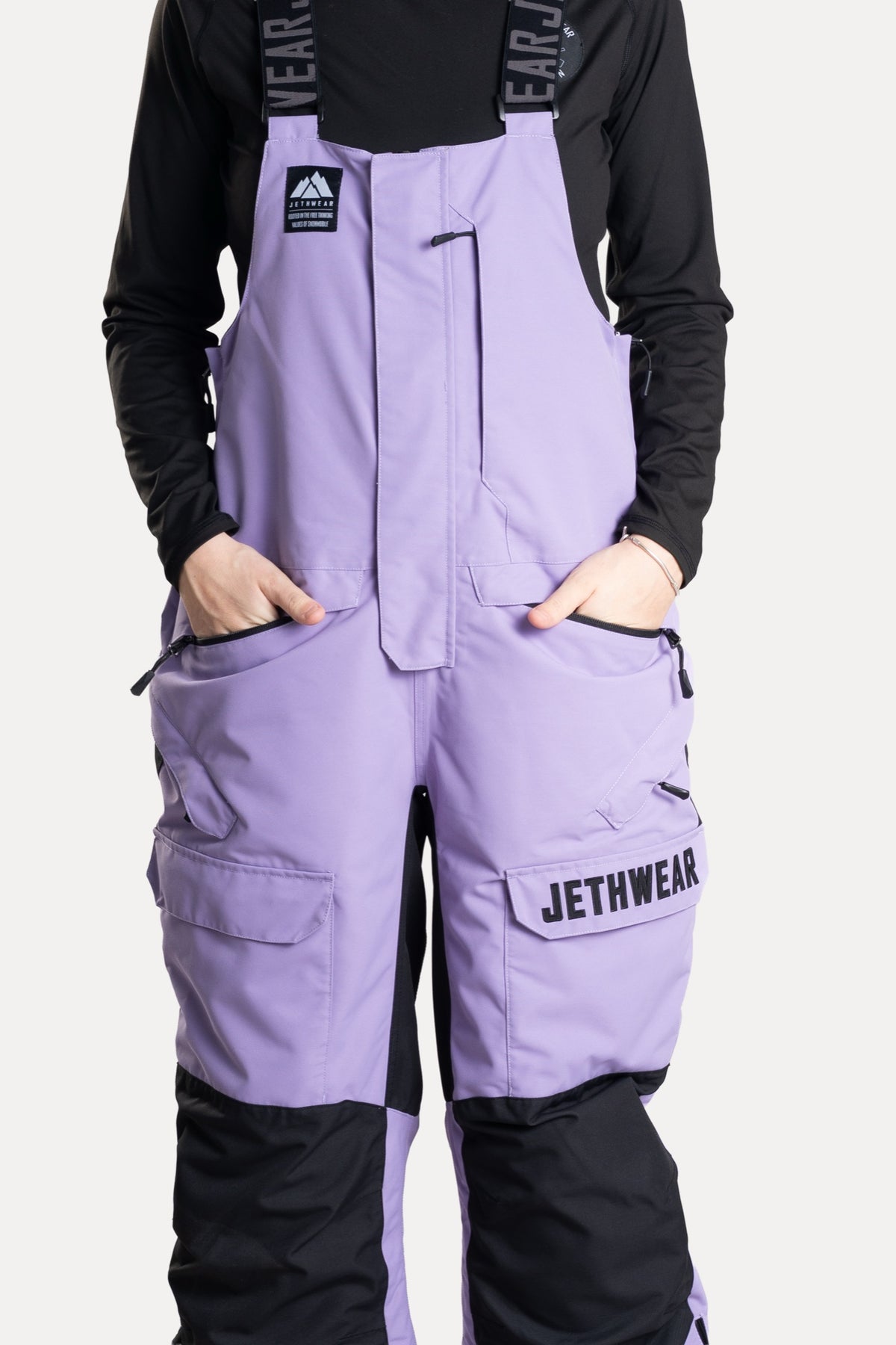 Jethwear Naisten Treeline Bib Kelkkahousut Lavender