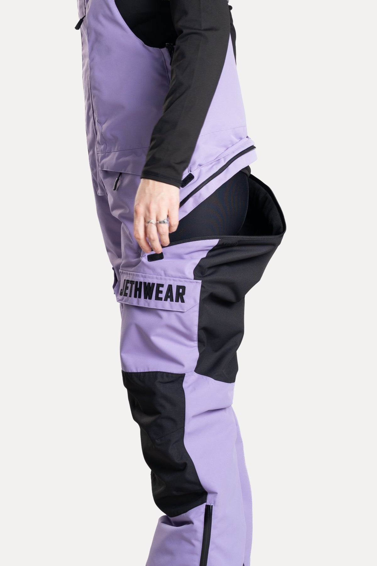 Jethwear Naisten Treeline Bib Kelkkahousut Lavender