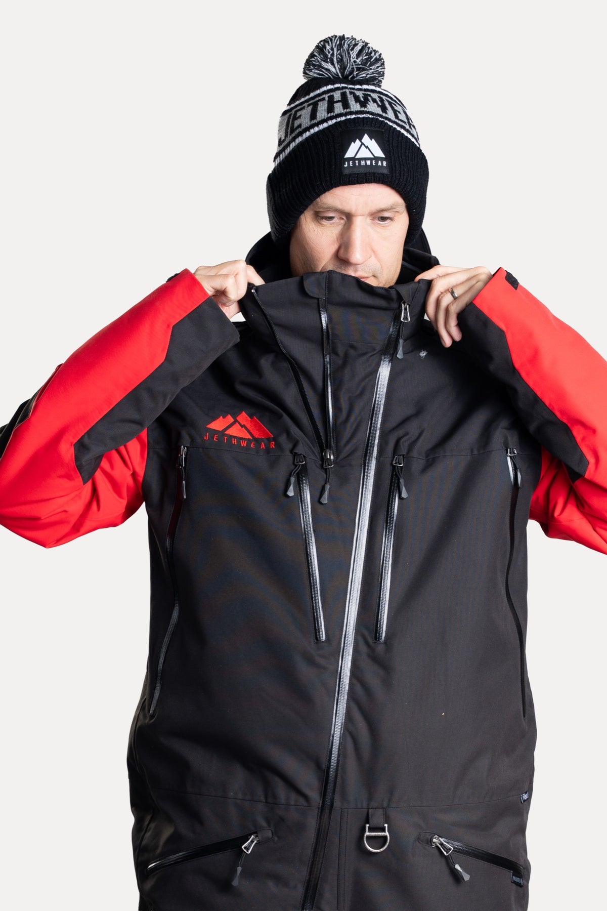 Jethwear The One V2 Vuorellinen Kelkkahaalari Black/Flame