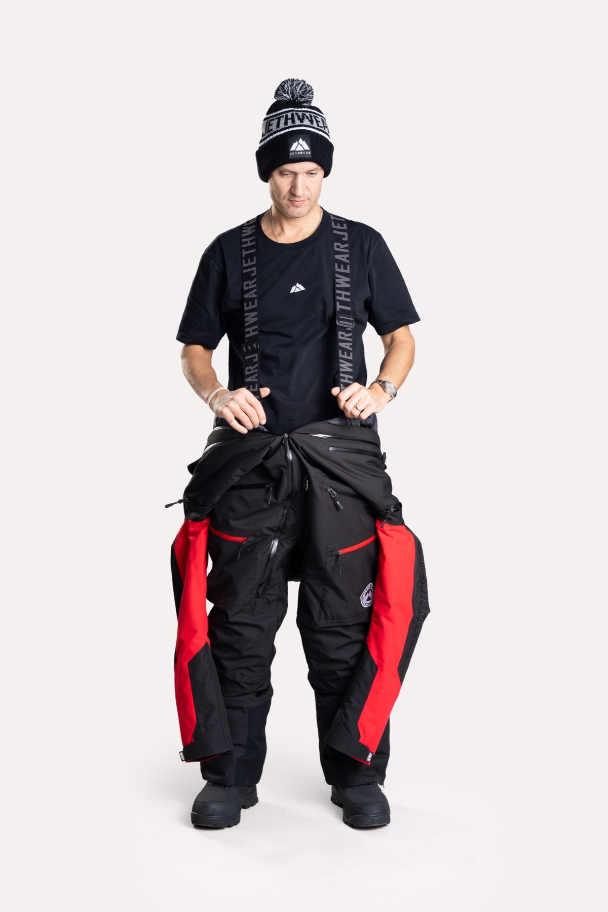 Jethwear The One V2 Vuorellinen Kelkkahaalari Black/Flame