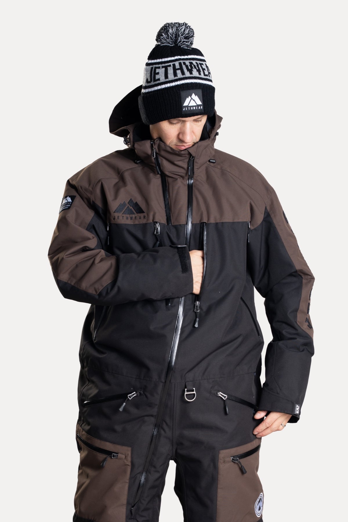 Jethwear The One V2 Vuorellinen Kelkkahaalari Black/Earth