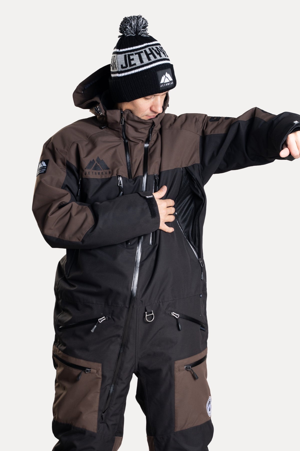 Jethwear The One V2 Vuorellinen Kelkkahaalari Black/Earth