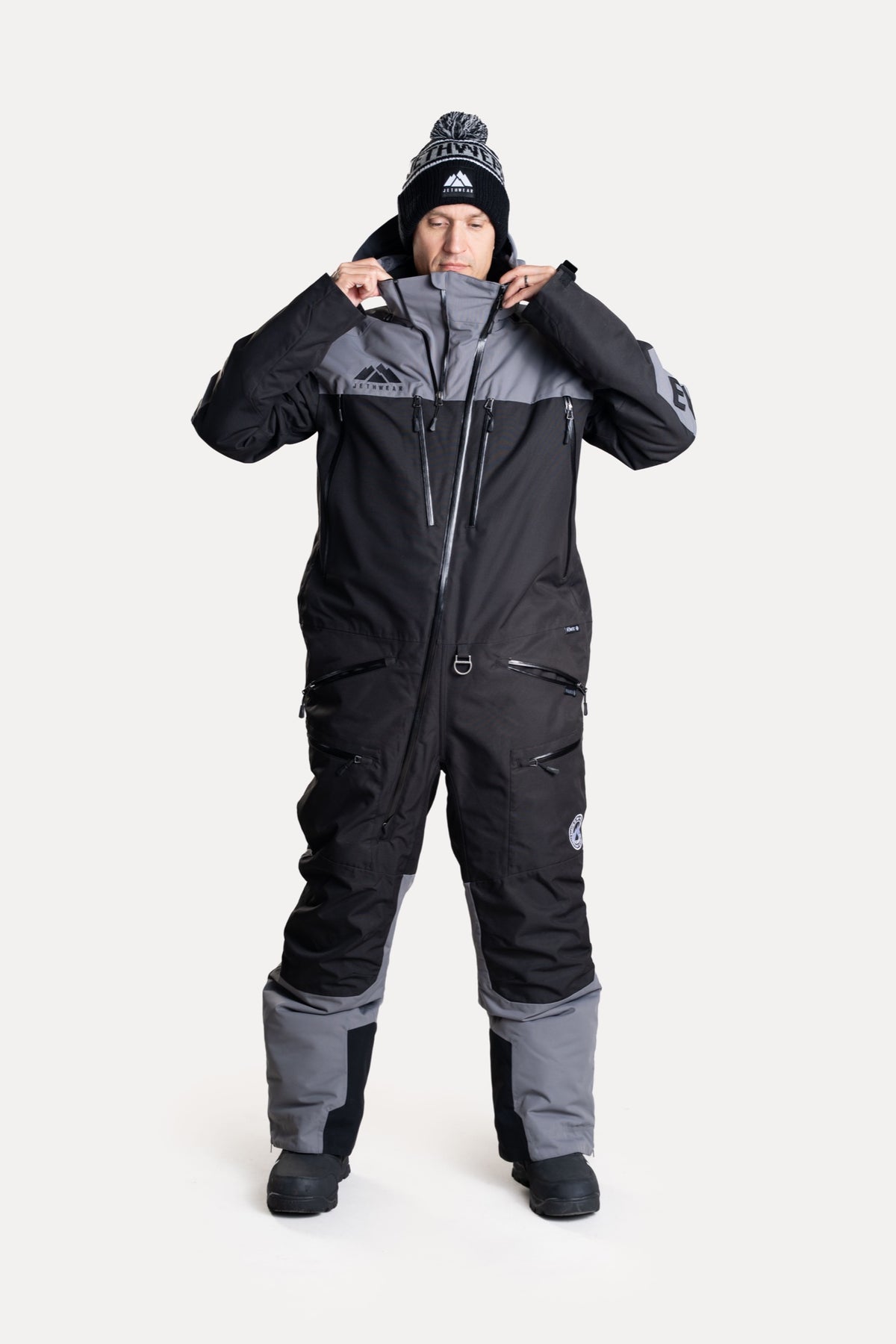 Jethwear The One V2 Vuorellinen Kelkkahaalari Black/Grey
