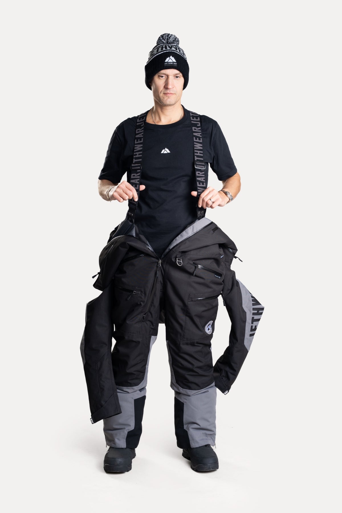 Jethwear The One V2 Vuorellinen Kelkkahaalari Black/Grey