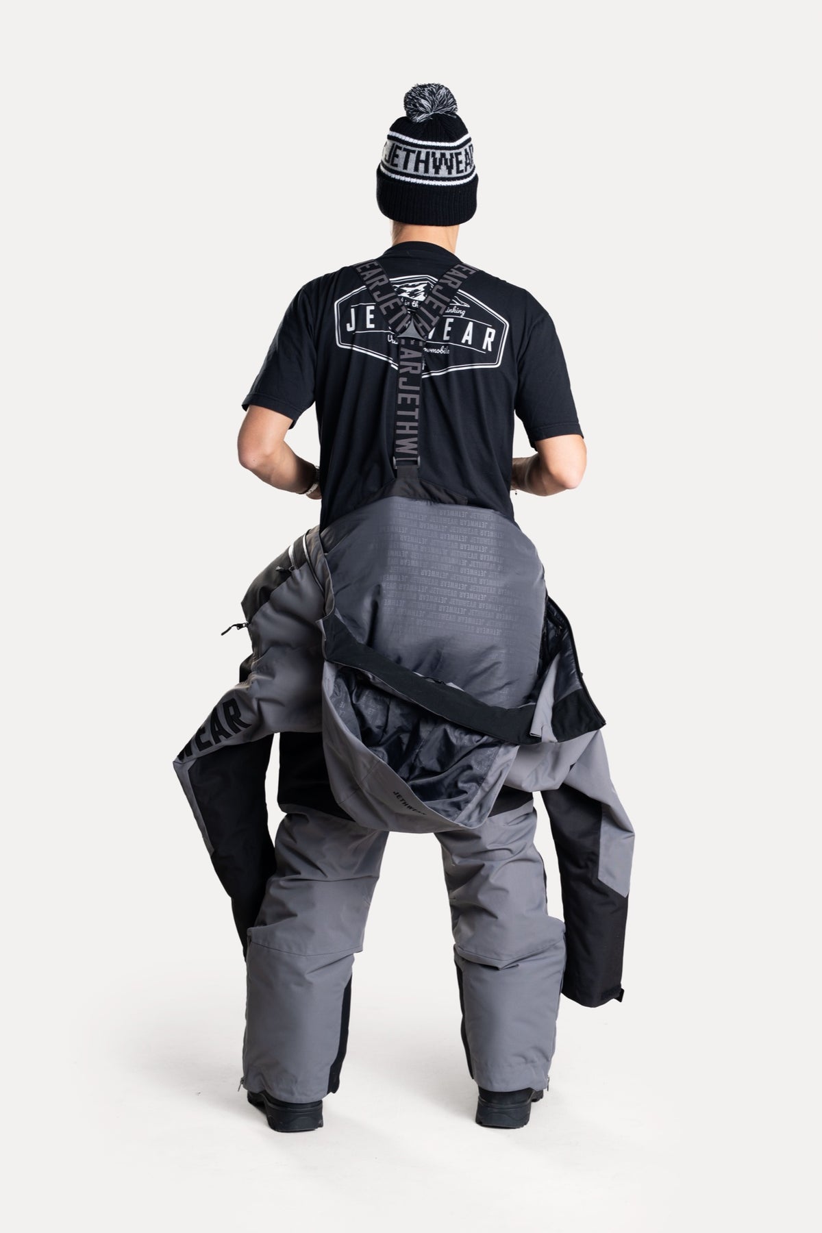 Jethwear The One V2 Vuorellinen Kelkkahaalari Black/Grey
