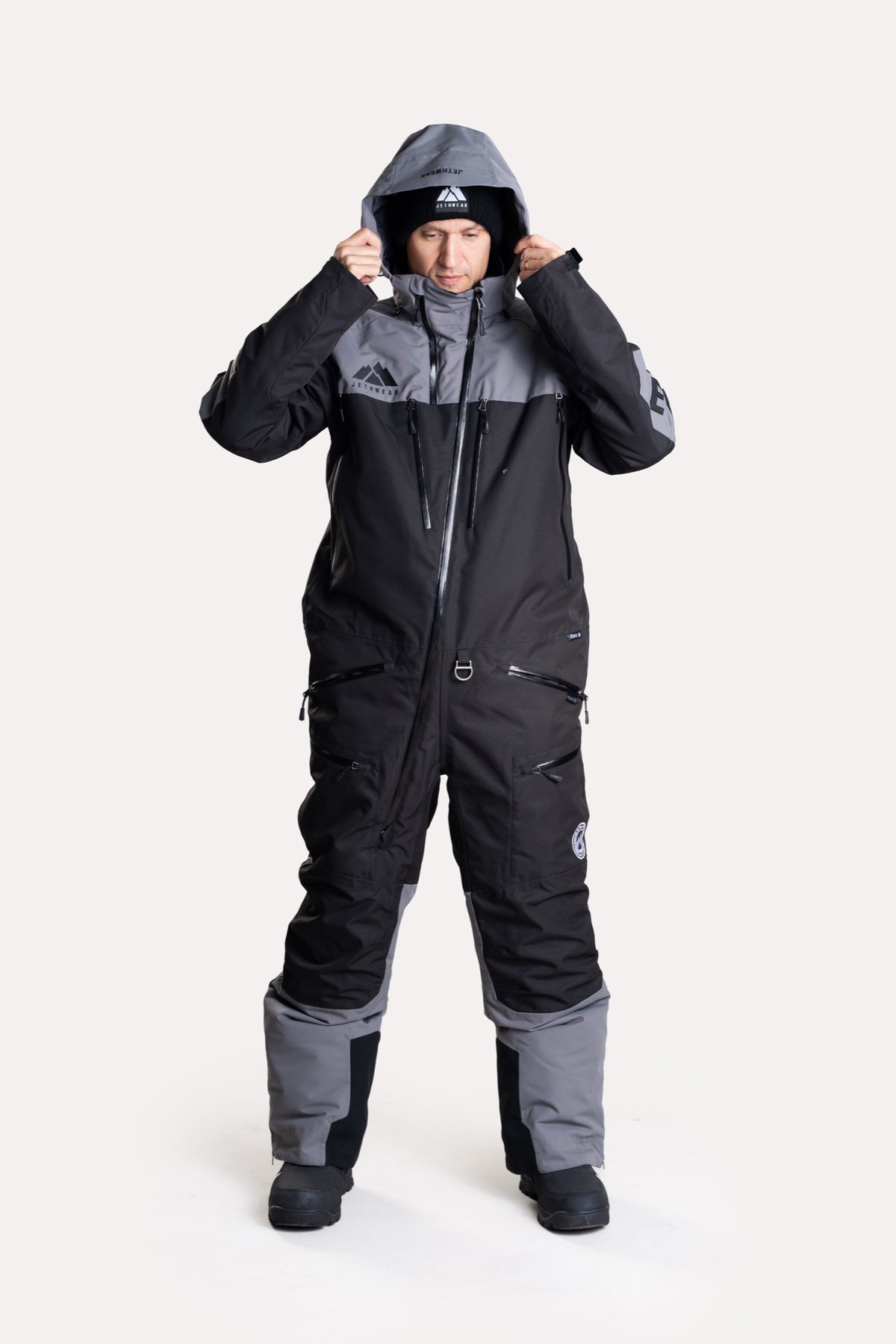 Jethwear The One V2 Vuorellinen Kelkkahaalari Black/Grey