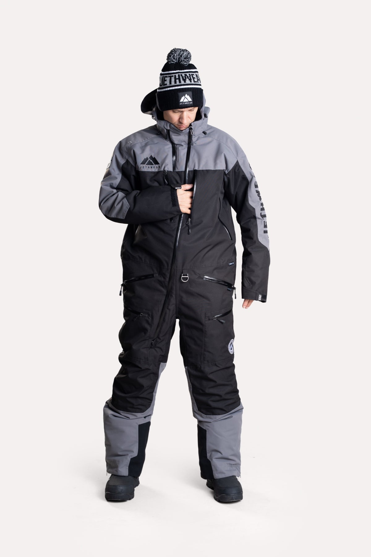 Jethwear The One V2 Vuorellinen Kelkkahaalari Black/Grey