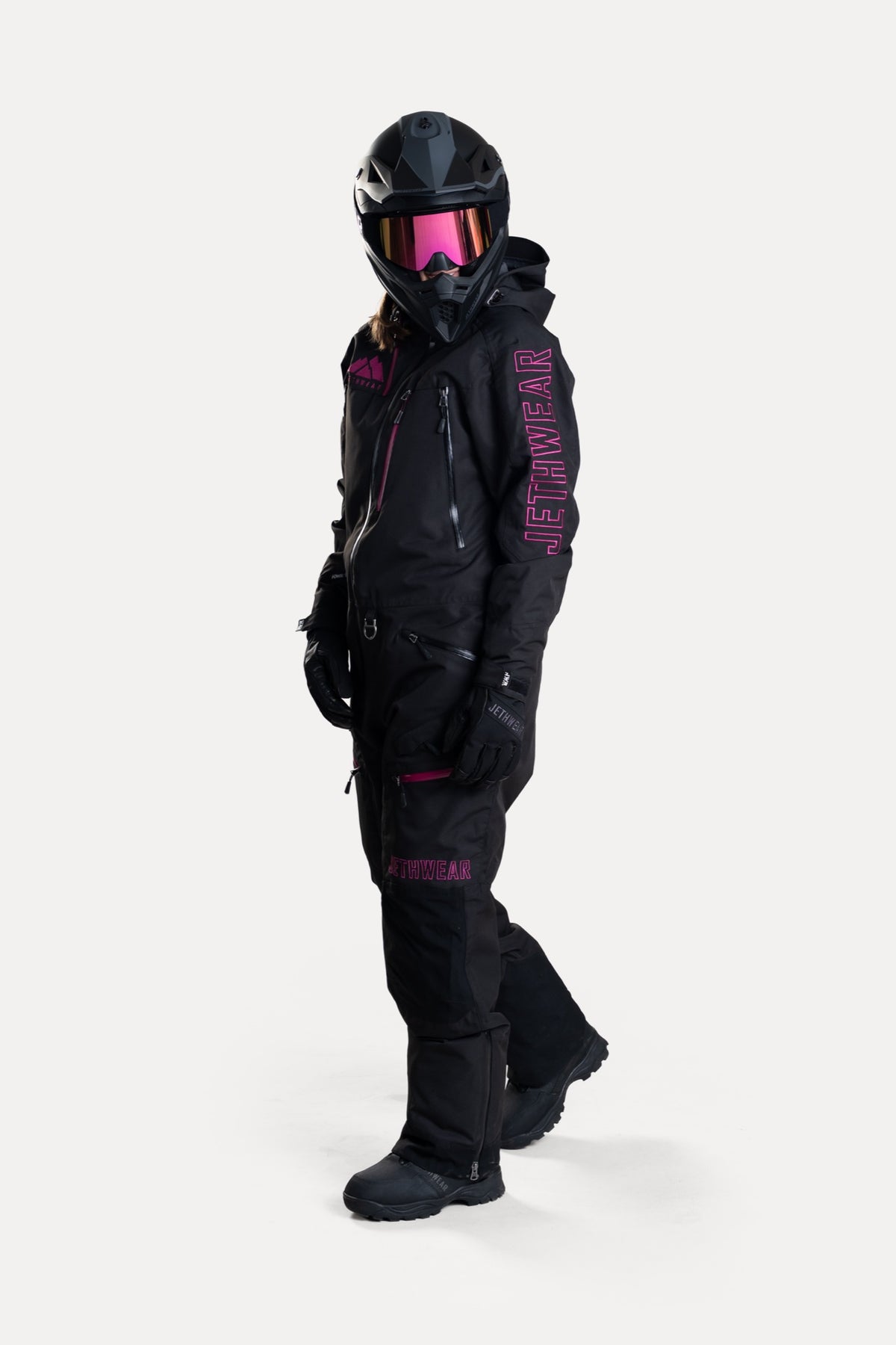 Jethwear Naisten The One V2 Kevyesti Topattu Kelkkahaalari Black/Flower
