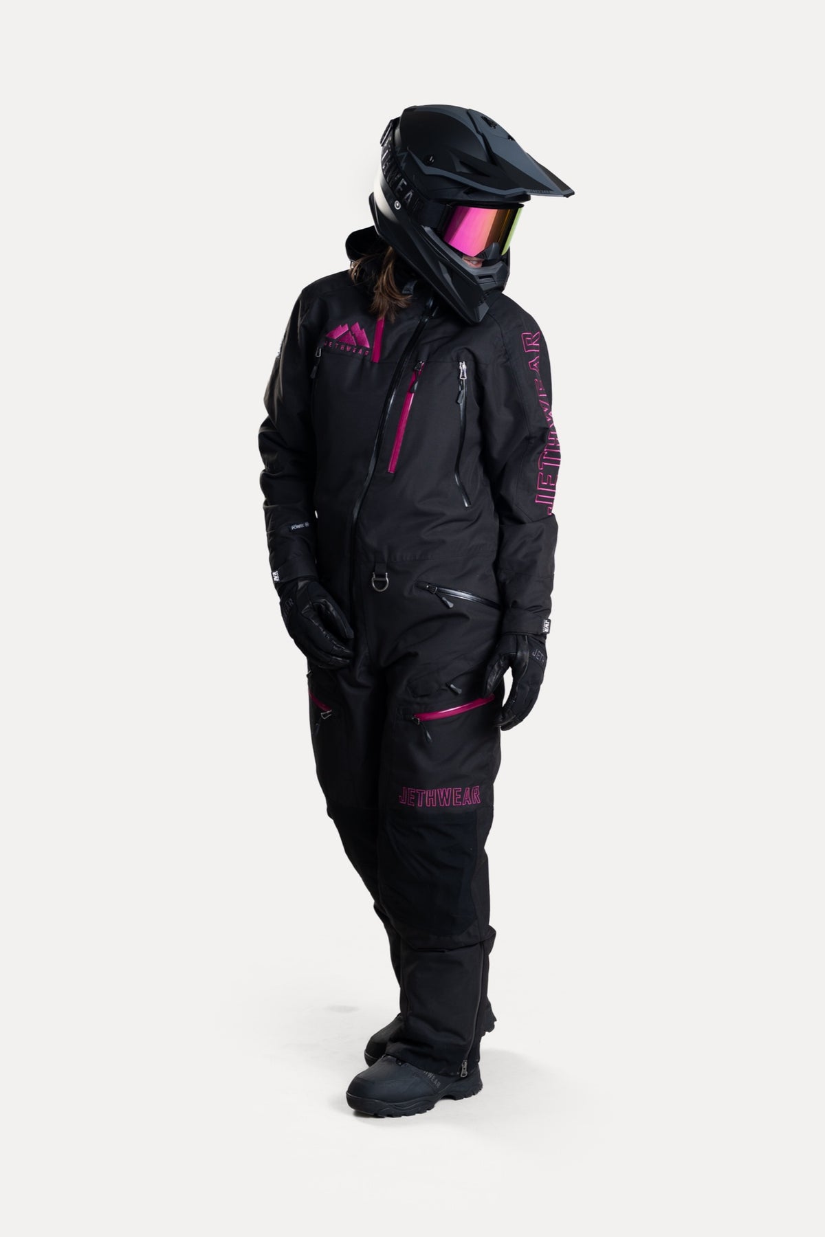 Jethwear Naisten The One V2 Kevyesti Topattu Kelkkahaalari Black/Flower