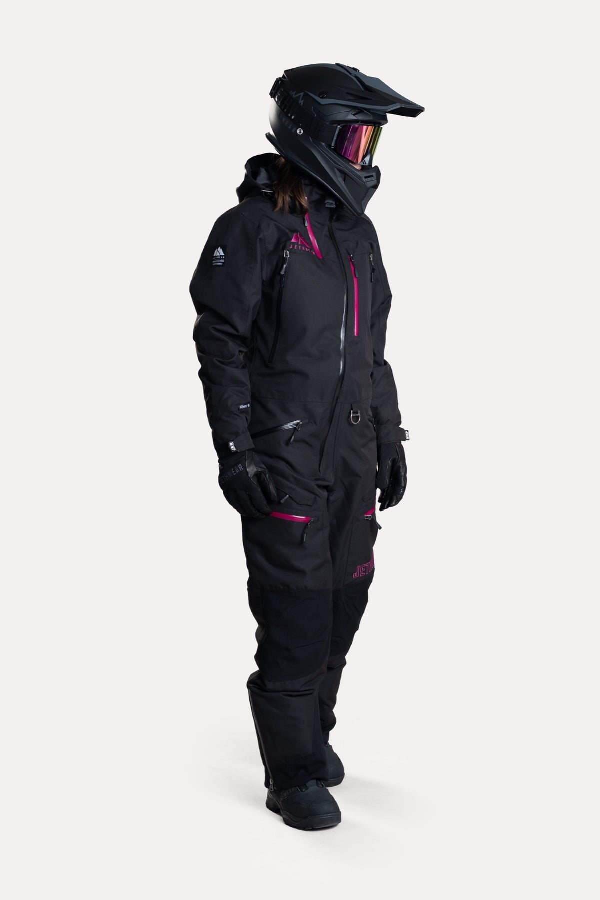 Jethwear Naisten The One V2 Kevyesti Topattu Kelkkahaalari Black/Flower