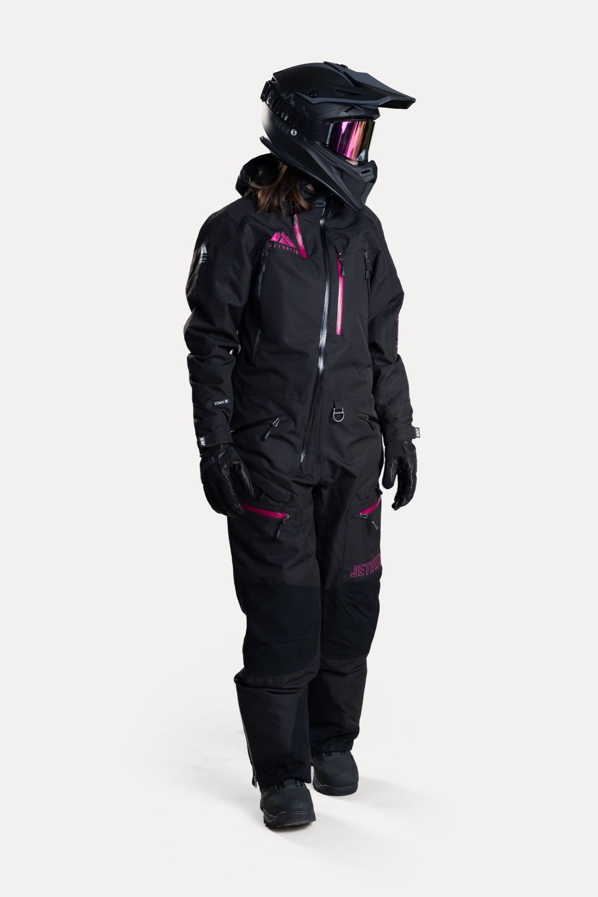 Jethwear Naisten The One V2 Kevyesti Topattu Kelkkahaalari Black/Flower