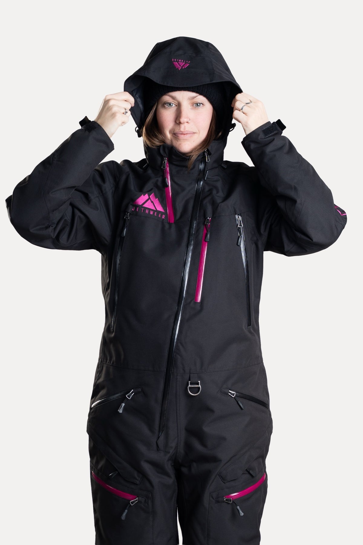 Jethwear Naisten The One V2 Kevyesti Topattu Kelkkahaalari Black/Flower
