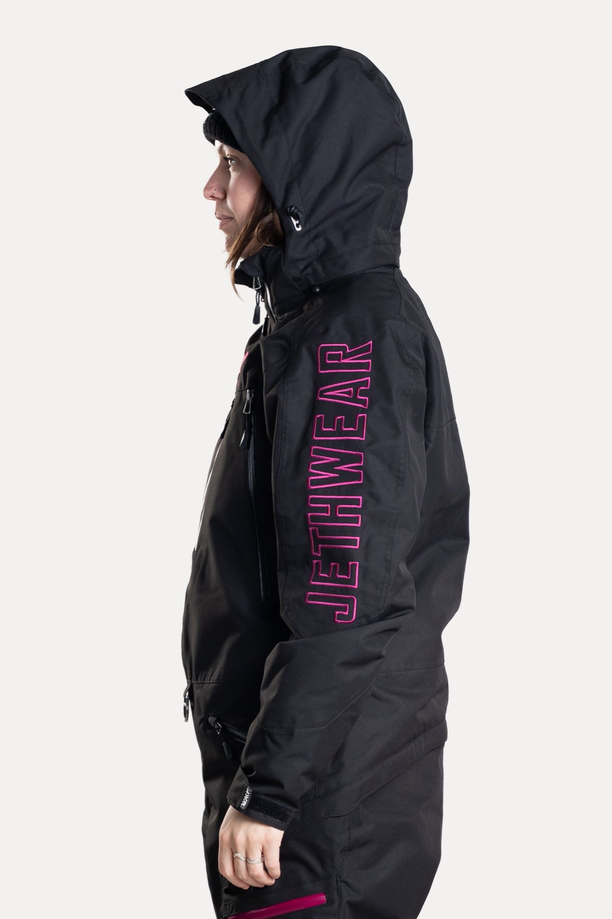 Jethwear Naisten The One V2 Kevyesti Topattu Kelkkahaalari Black/Flower