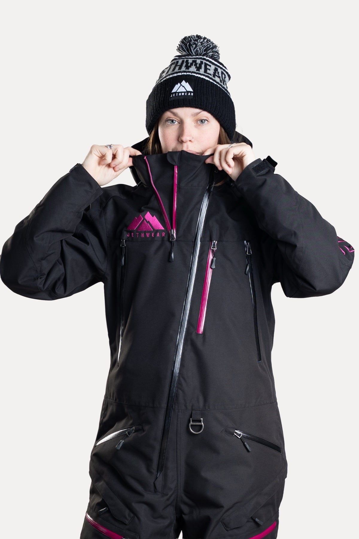 Jethwear Naisten The One V2 Kevyesti Topattu Kelkkahaalari Black/Flower