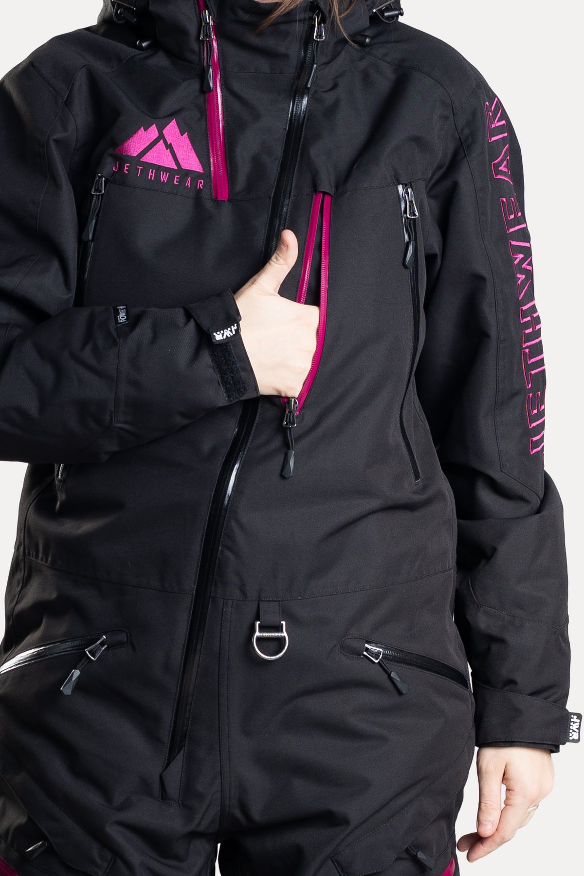 Jethwear Naisten The One V2 Kevyesti Topattu Kelkkahaalari Black/Flower