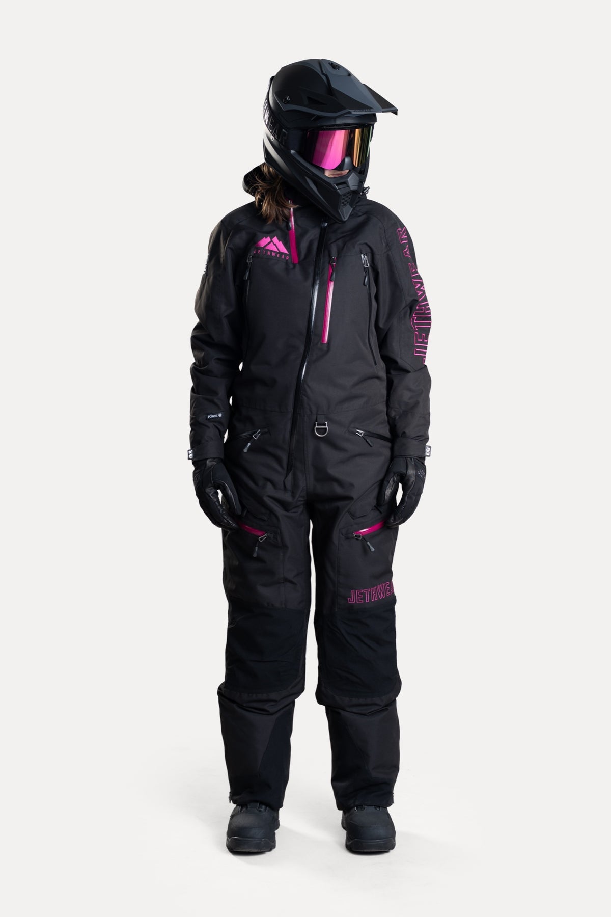 Jethwear Naisten The One V2 Kevyesti Topattu Kelkkahaalari Black/Flower