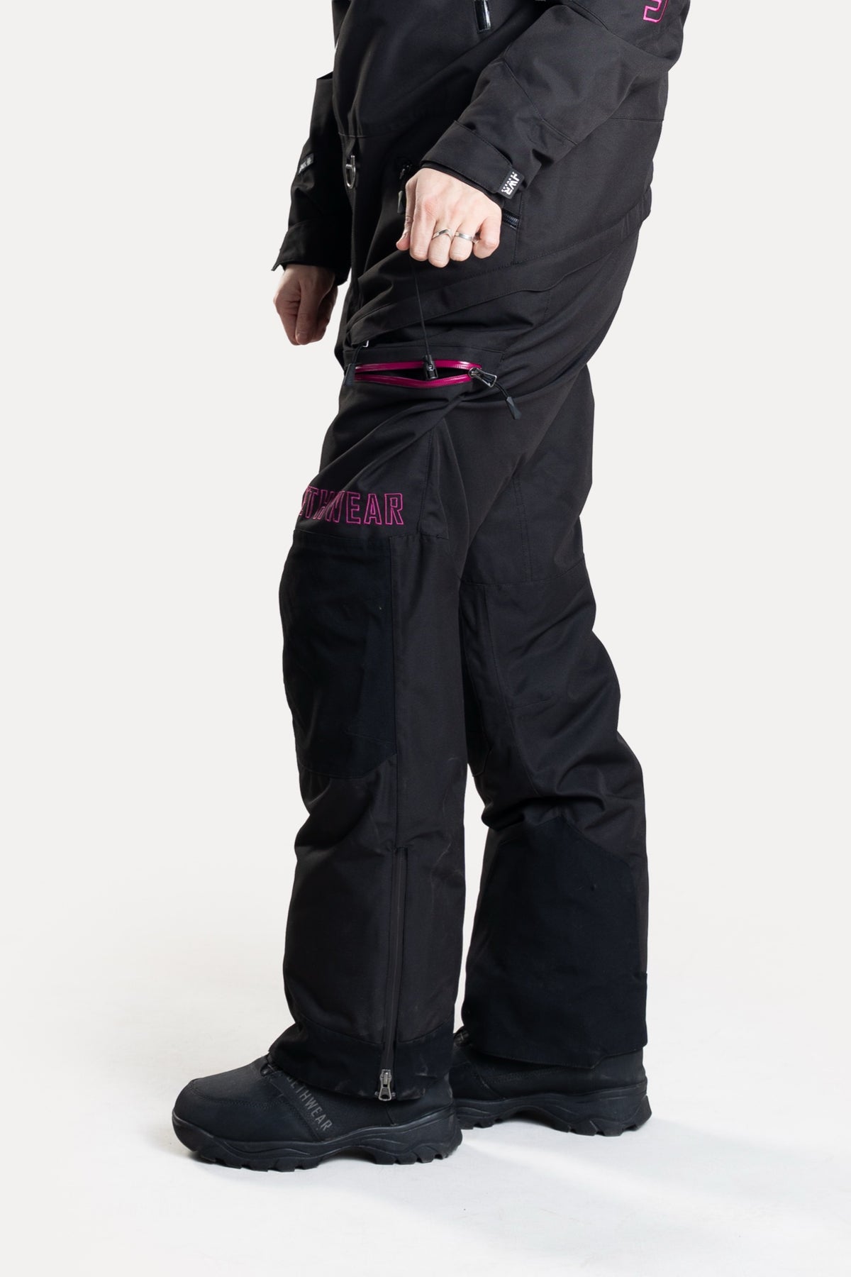 Jethwear Naisten The One V2 Kevyesti Topattu Kelkkahaalari Black/Flower