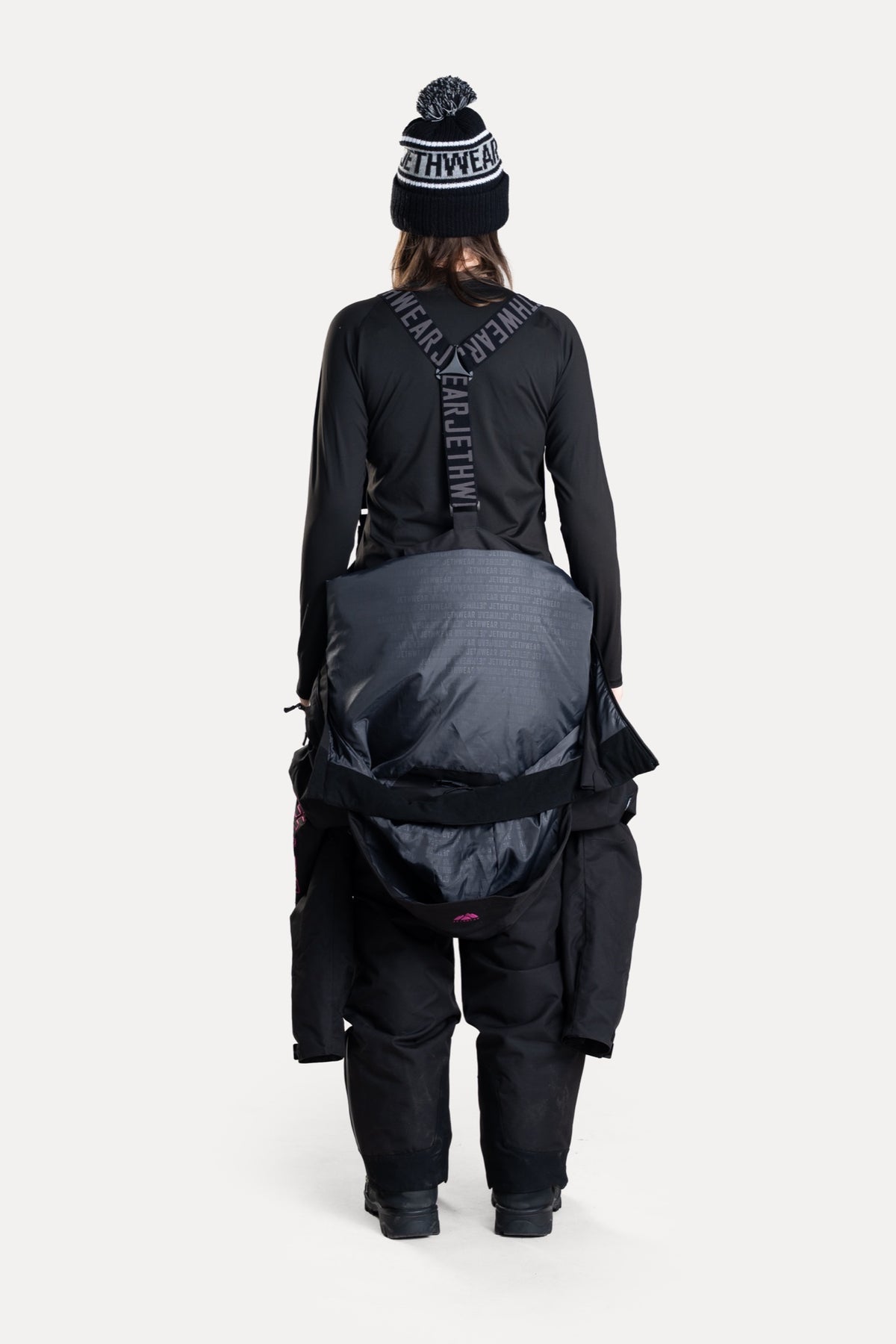 Jethwear Naisten The One V2 Kevyesti Topattu Kelkkahaalari Black/Flower