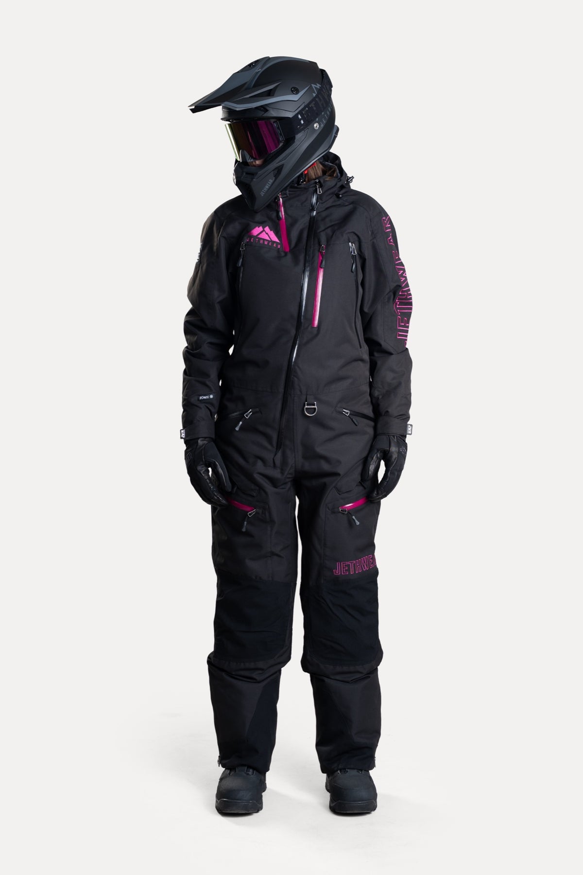 Jethwear Naisten The One V2 Kevyesti Topattu Kelkkahaalari Black/Flower