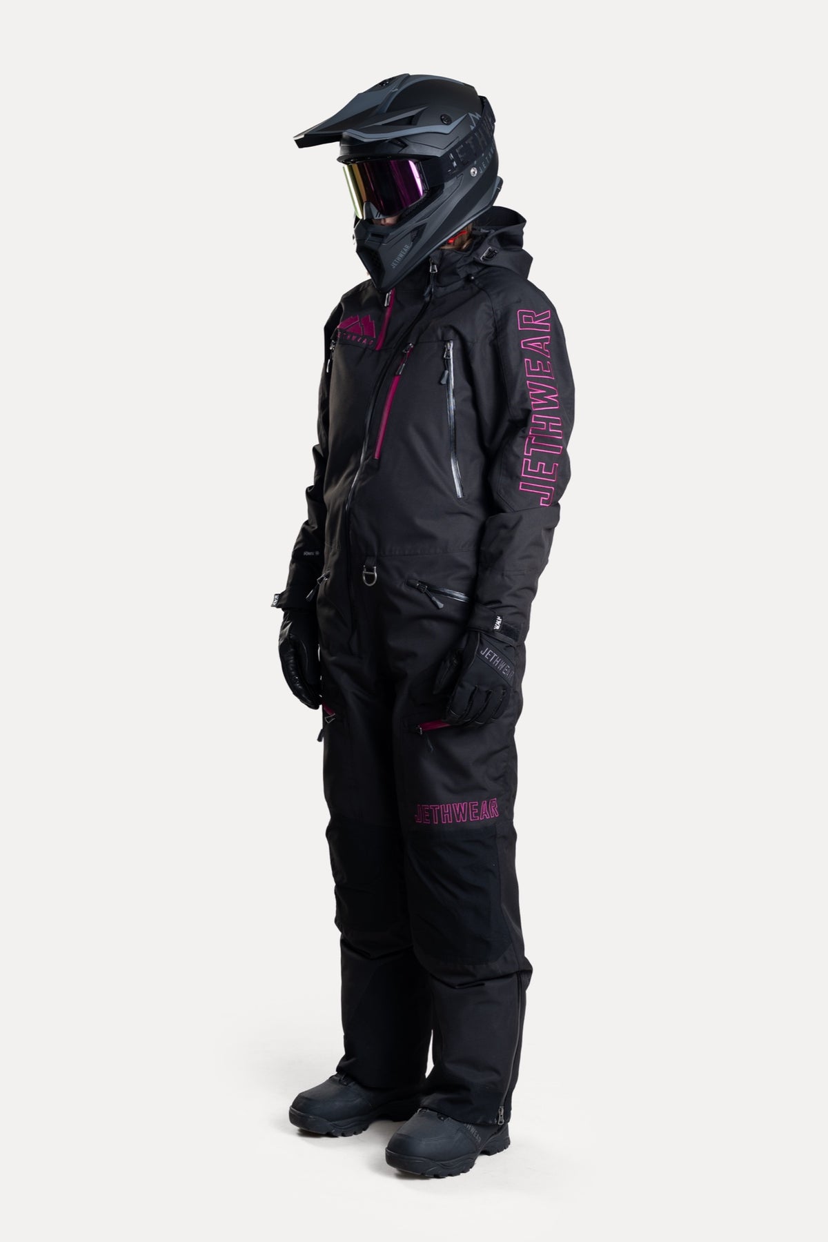 Jethwear Naisten The One V2 Kevyesti Topattu Kelkkahaalari Black/Flower