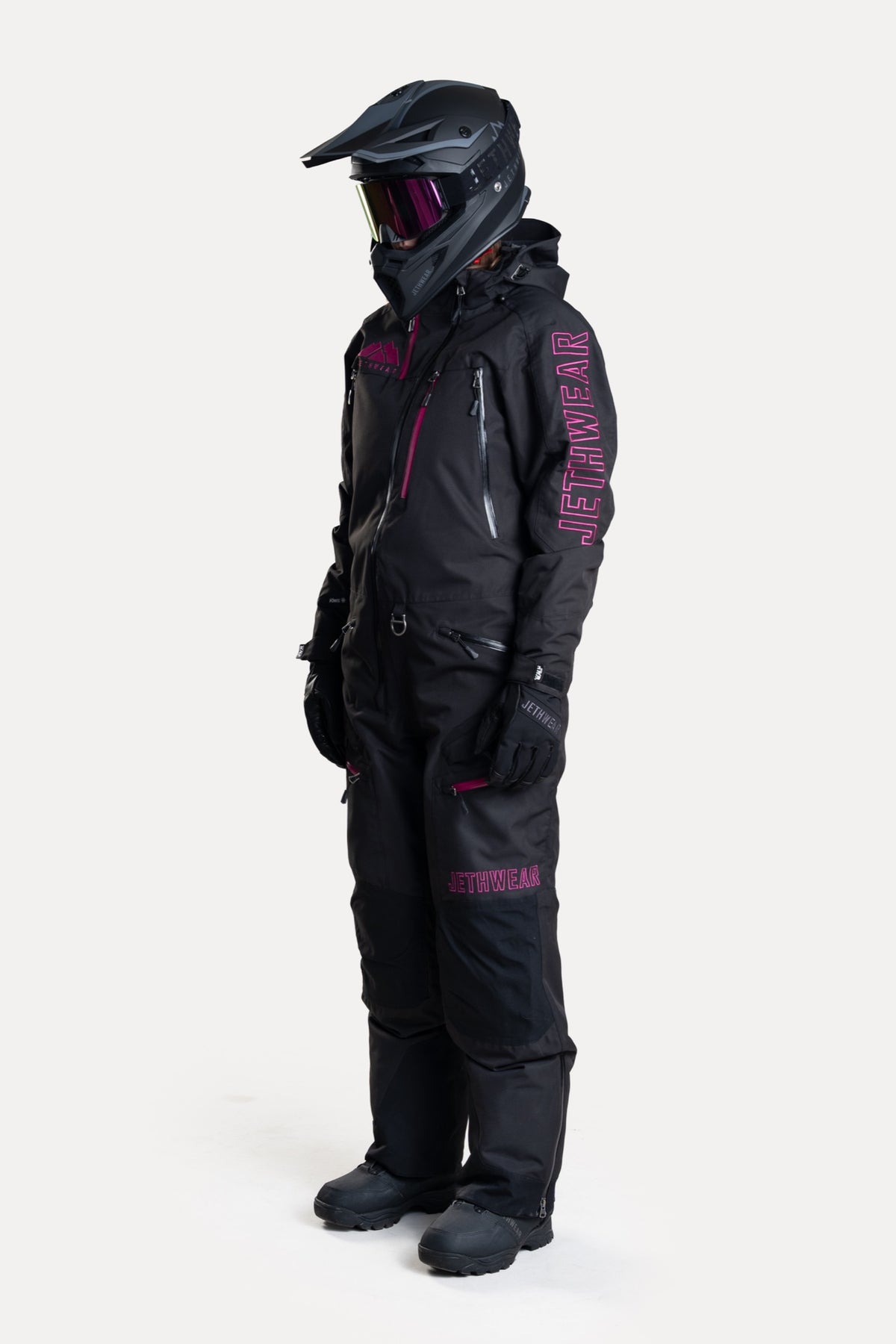 Jethwear Naisten The One V2 Kevyesti Topattu Kelkkahaalari Black/Flower