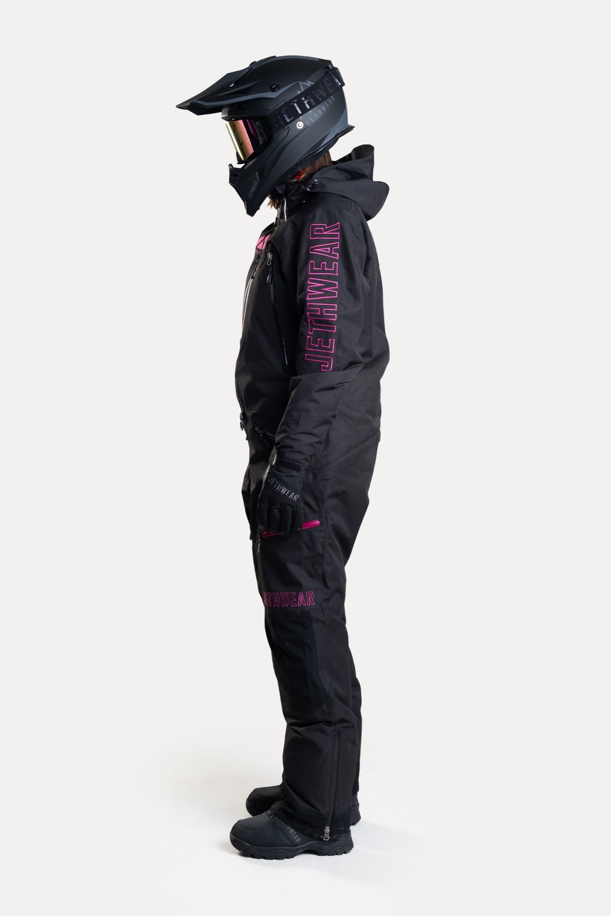 Jethwear Naisten The One V2 Kevyesti Topattu Kelkkahaalari Black/Flower