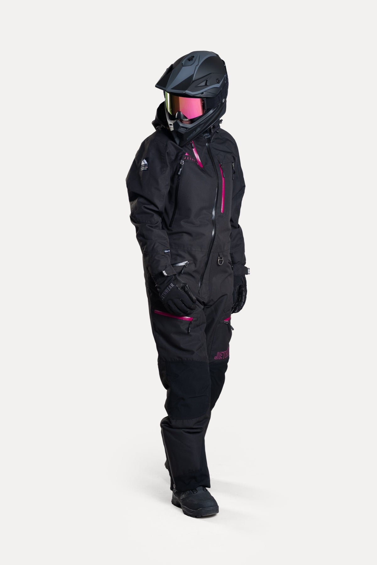 Jethwear Naisten The One V2 Kevyesti Topattu Kelkkahaalari Black/Flower