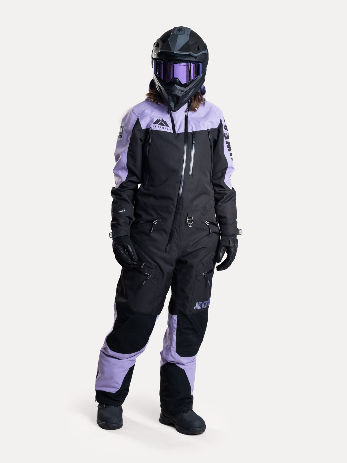 Jethwear Naisten The One V2 Kevyesti Topattu Kelkkahaalari Black/Lavender