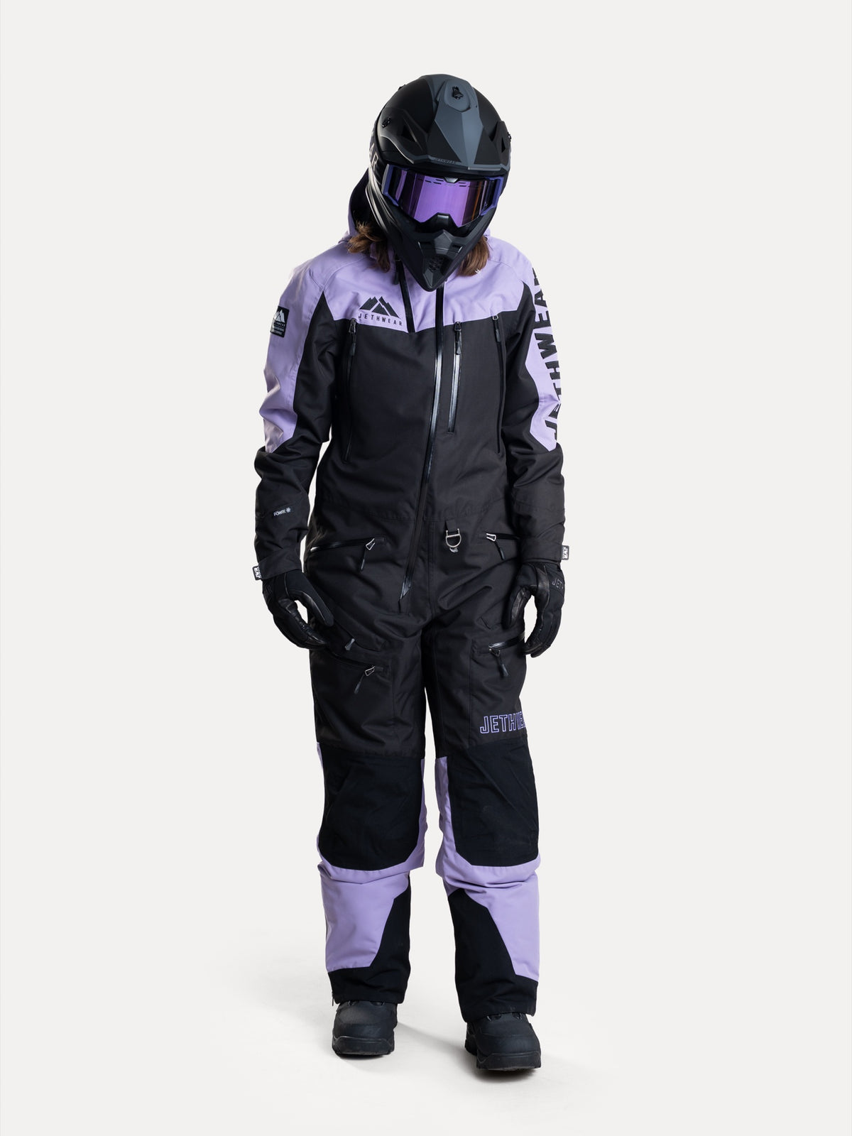 Jethwear Naisten The One V2 Kevyesti Topattu Kelkkahaalari Black/Lavender
